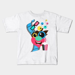 Cool cartoon face Kids T-Shirt